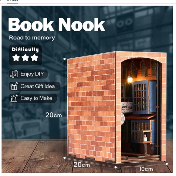 3D Wooden Puzzle Dollhouse Wood Diorama Kit vy Cutebee - Picture 4 of 10